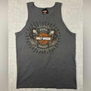Harley-Davidson Suburban Motors Thiensville WI Gray Tank Top